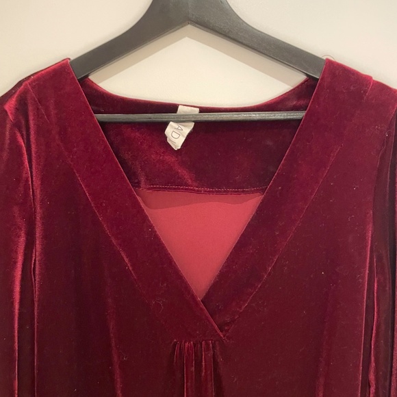 Anthropologie - AMADI Burgundy/Maroon Dress - Picture 2 of 6